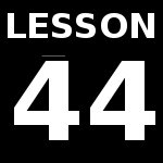 Lesson 44 – -an direction/beneficiary focus continued